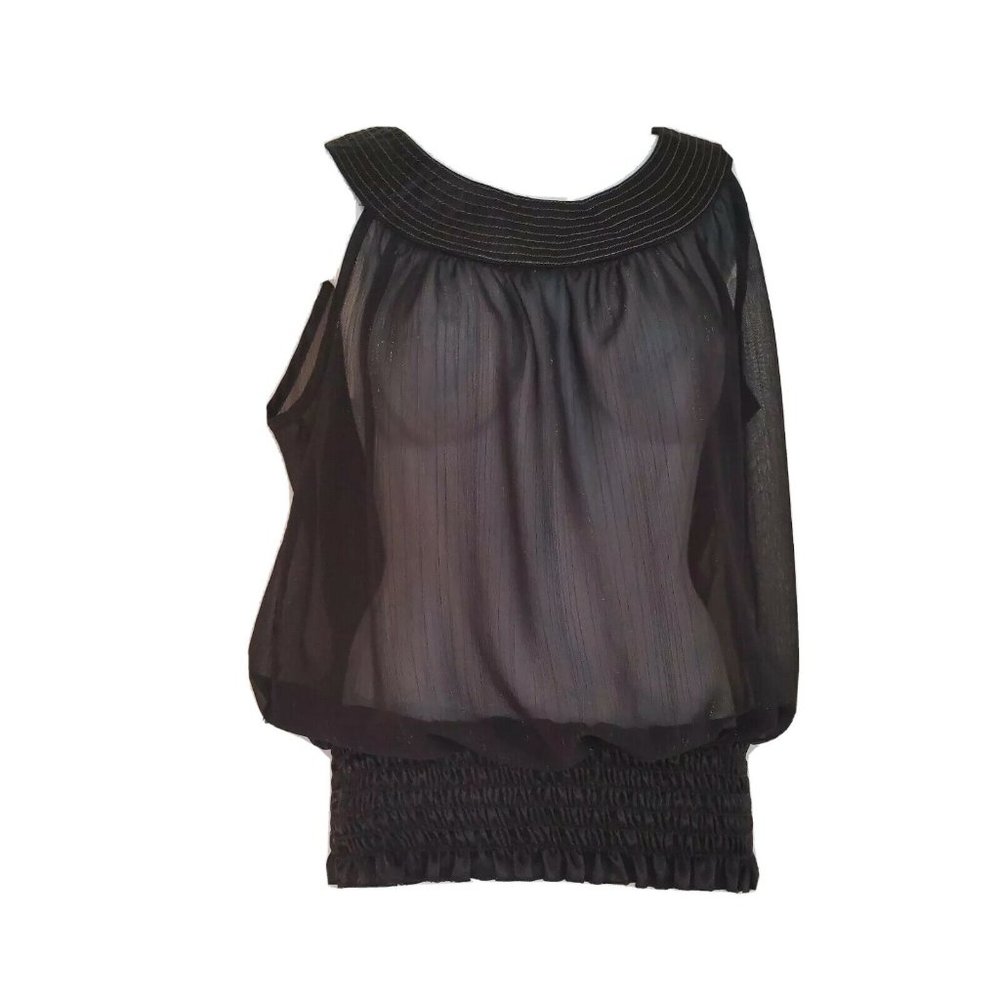 Papaya Anthropologie Womens Top Size Small Sheer S‎